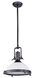 Hi-Bay 1 Light 17.75 inch Bronze Single Pendant Ceiling Light