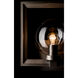 Frame 1 Light 13 inch Coastal Dark Smoke Outdoor Sconce, Large - Open Box