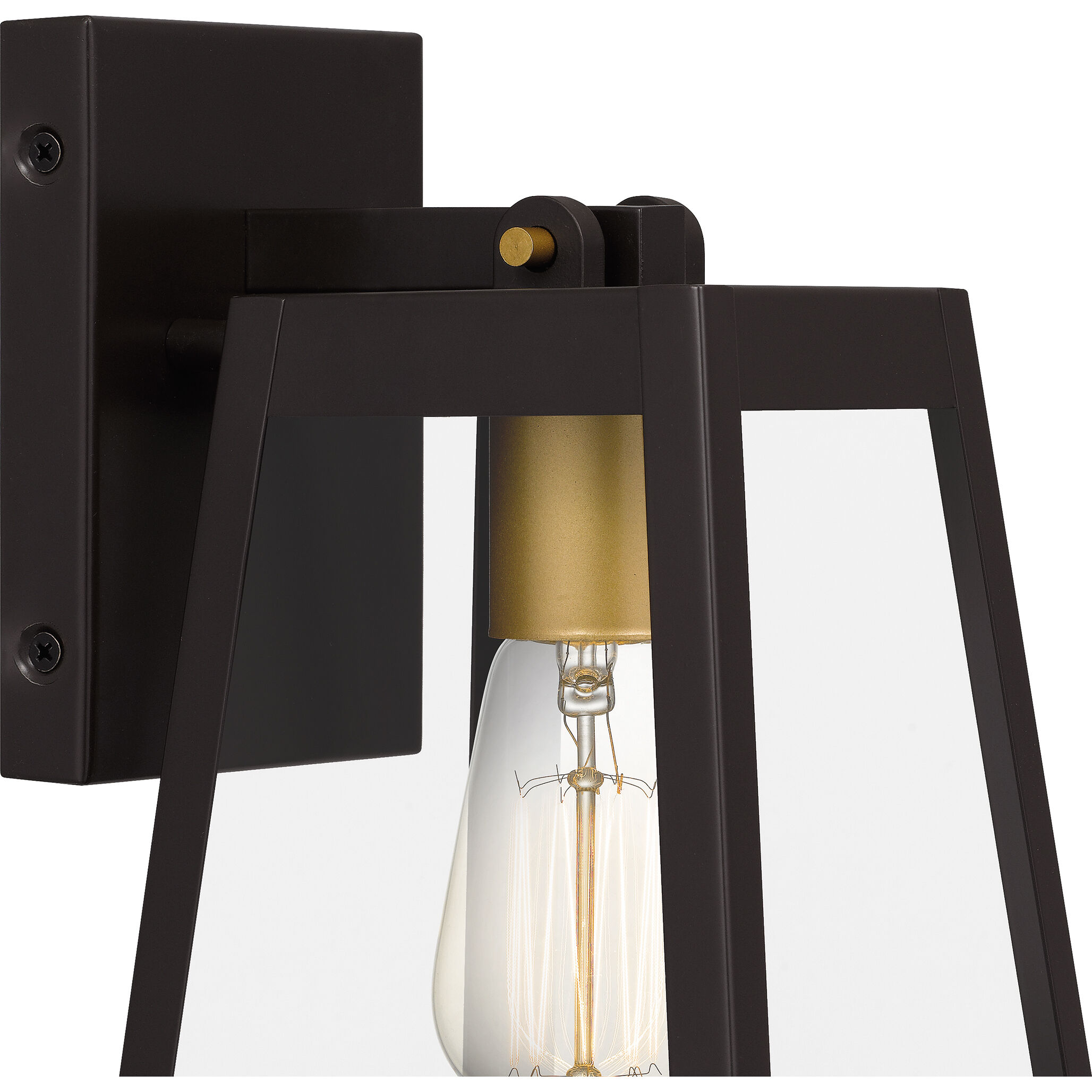 Amberly Grove 1 Light 10 inch Western Bronze Outdoor Wall Lantern