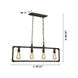 Wymer 4 Light 35.11 inch Matte Bronze Linear Pendant Ceiling Light
