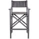 Carter 42.5 inch Black Bar Stool