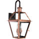Rue De Royal 2 Light 22 inch Aged Copper Outdoor Wall Lantern