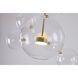 Canada LED 22 inch Gold Chandelier Ceiling Light
