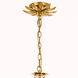 Broche 6 Light 24 inch Antique Gold Chandelier Ceiling Light