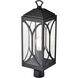 Oaklyn 1 Light 23.13 inch Matte Black Outdoor Post Light