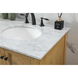 Metropolis 72 X 22 X 34 inch Natural Wood Vanity Sink Set