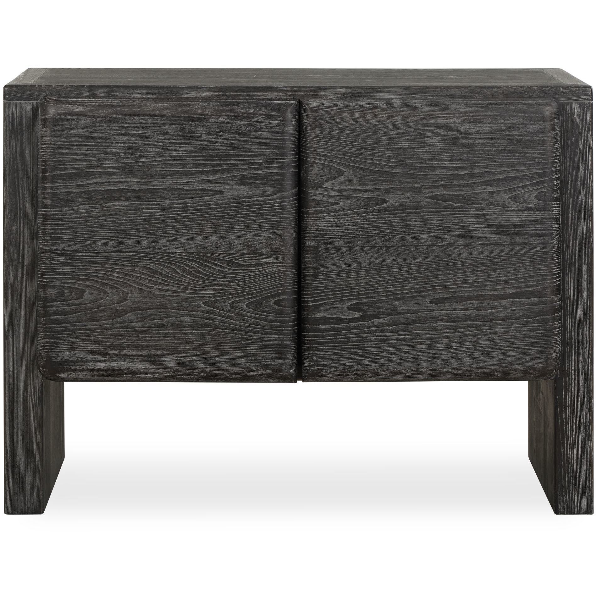 Bierk Dark Stain 2 Door Cabinet