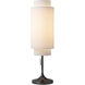 Lollipop 31 inch 9 watt Black Nickel Table Lamp Portable Light