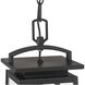 Kendrix 2 Light 7.5 inch Powder Coated Black Outdoor Hanging Lantern