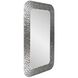 Olmstead 39.38 X 25.63 inch Hammered Silver Mirror