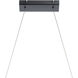 Rowan LED 4.75 inch Matte Black Chandelier Ceiling Light, Linear (Single)