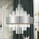 Orenburg 14 Light 35 inch Brushed Nickel Large Pendant Chandelier Ceiling Light