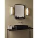 Mashiko 2 Light 3.15 inch Polished Chrome Bathroom Wall Light