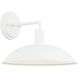 Farmley 1 Light 12 inch Matte White Wall Sconce Wall Light