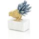 Bird and Cyanite II 6 X 5.5 inch Sculpture