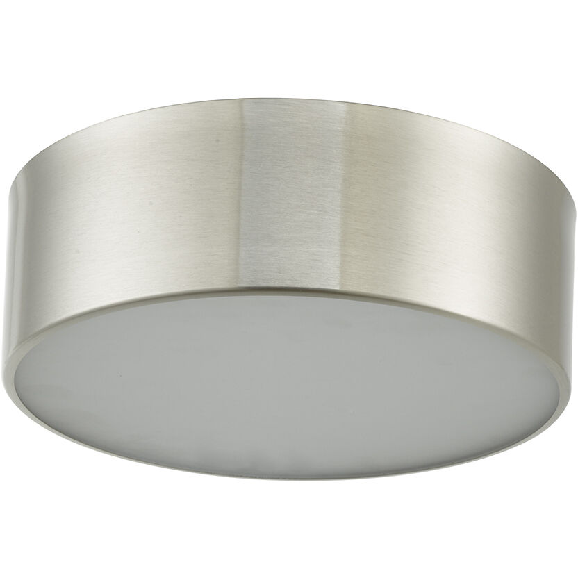 Bongo LED 10 inch Brushed Nickel Flush Mount Ceiling Light