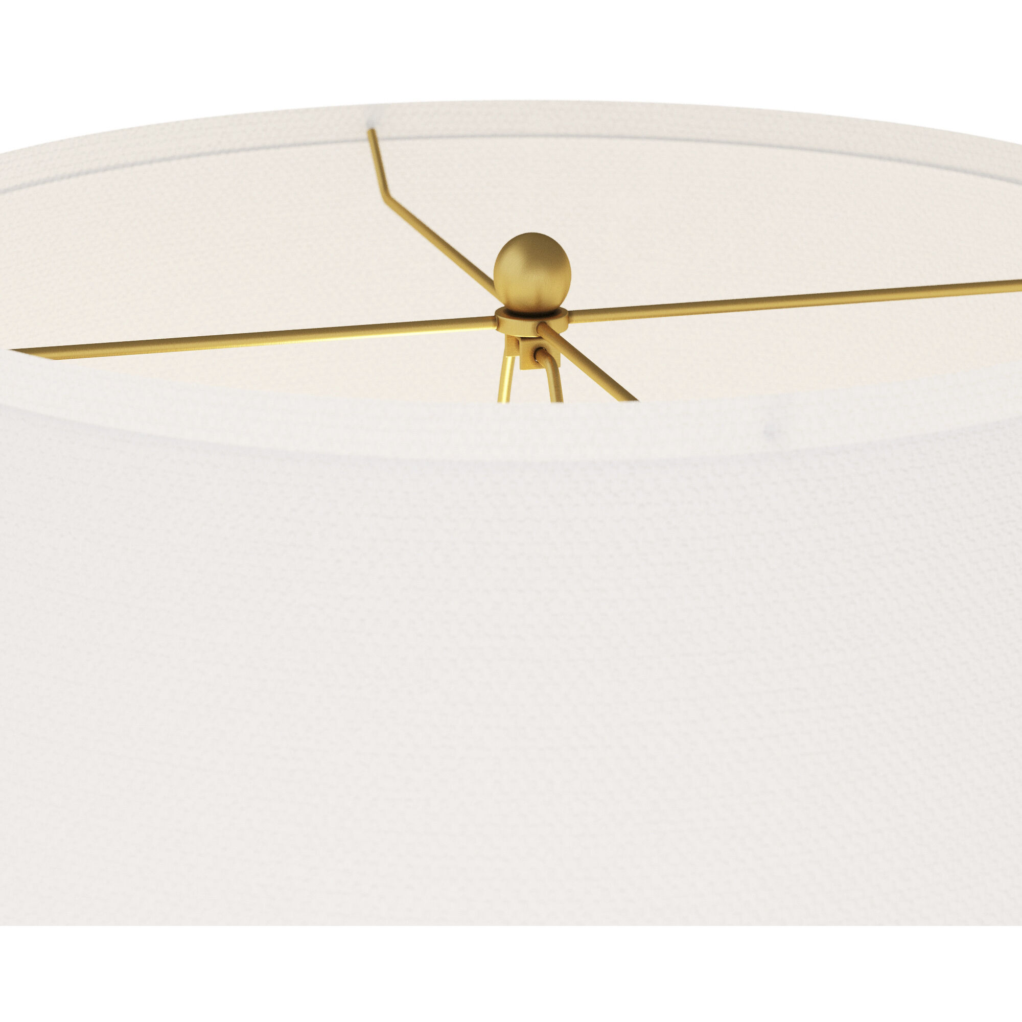 Amelia 26 inch 150 watt Matte White Lamp Portable Light