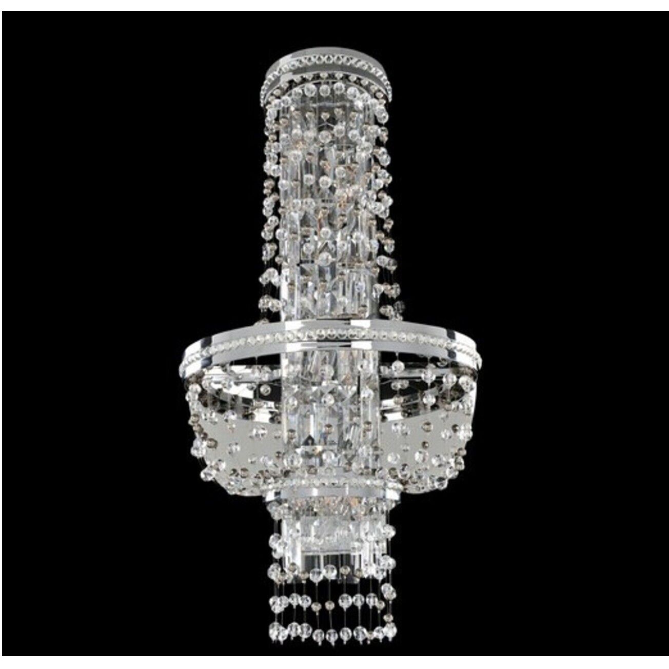 Capri 5 Light 13 inch Chrome Wall Sconce Wall Light