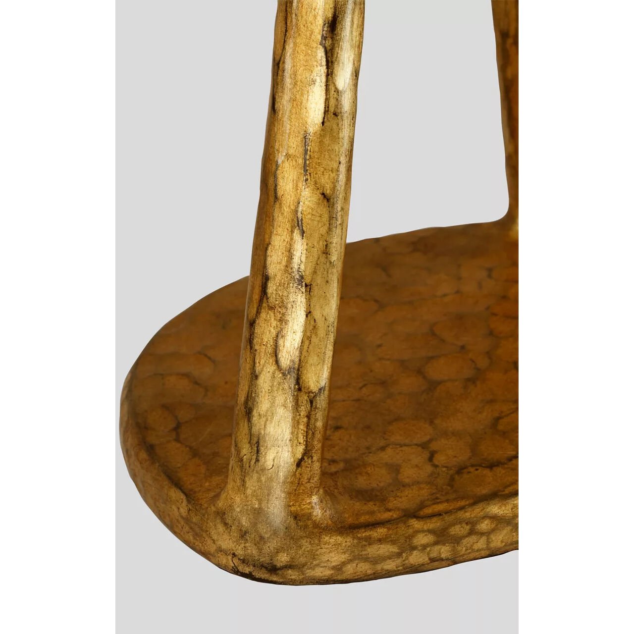 Ian K. Fowler Cesta 28 inch 15 watt Gilded Iron Sculpted Table Lamp Portable Light