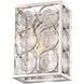 Culture Chic 2 Light 6.75 inch Catalina Silver Wall Sconce Wall Light