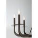 Salford LED 34 inch Mediterranean Bronze Chandelier Ceiling Light
