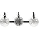 Addison 3 Light 24 inch Black Bathroom Vanity Light Wall Light
