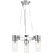 Midtown 3 Light 14.75 inch Polished Chrome Mini Chandelier Ceiling Light
