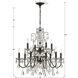Butler 12 Light 29 inch English Bronze Chandelier Ceiling Light in Clear Hand Cut
