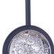Glitzer 3.88 inch Matte Black Pendant Ceiling Light