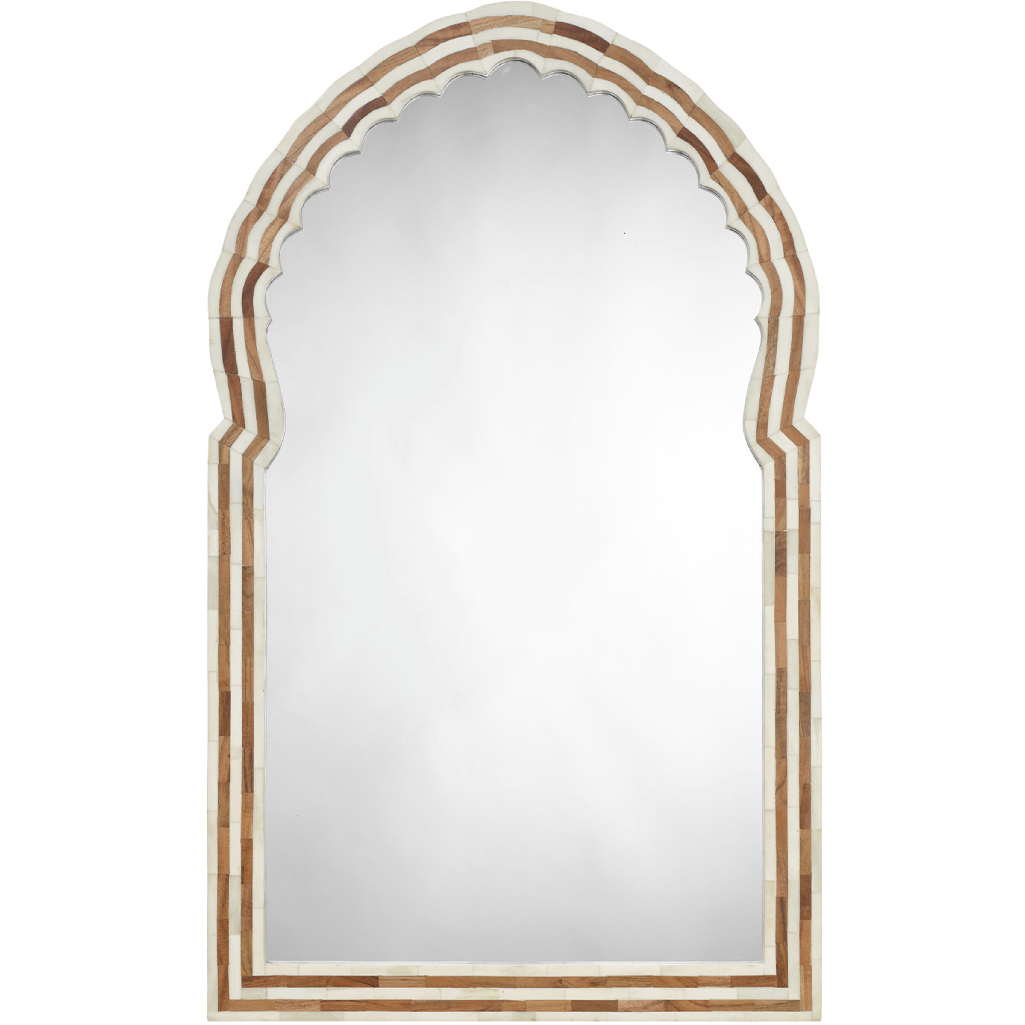Bardot 60 X 36 inch Natural Wall Mirror