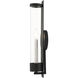 Castleton 1 Light 4.75 inch Black with Brushed Nickel Candle ADA Tall ADA Single Sconce Wall Light