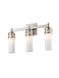 Westfield 3 Light 17.5 inch Brushed Nickel Bath Vanity Wall Light