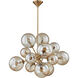 Santee 13 Light 30.75 inch Patina Brass Chandelier Ceiling Light