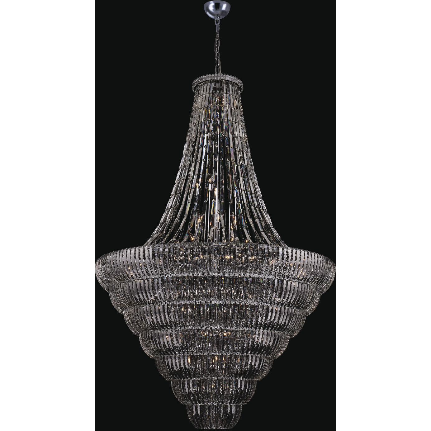 Fontana 87 Light 61 inch Polished Chrome Pendant Ceiling Light