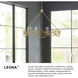 Leona 1 Light 5.75 inch Distressed Brass ADA Sconce Wall Light