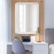 Joelle 40 X 30 inch Matte White Mirror
