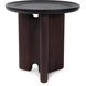 Bollack 24 X 23.75 inch Brown and Black Side Table