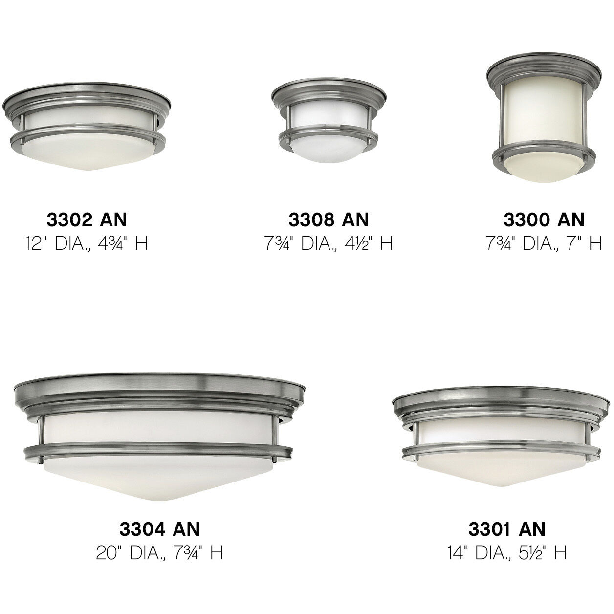 Hadley LED 7.75 inch Antique Nickel Indoor Flush Mount Ceiling Light