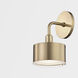 Nora LED 5 inch Aged Brass Wall Sconce Wall Light