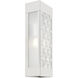 Berkeley 2 Light 17 inch Brushed Nickel Outdoor Sconce