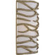 Branch Reality 2 Light 11 inch Textured Ashen Gold Wall Sconce Wall Light