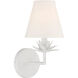 Vintage 1 Light 6 inch White Wall Sconce Wall Light