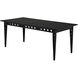 Pericles 76 X 36 inch Charcoal Black Table/Desk