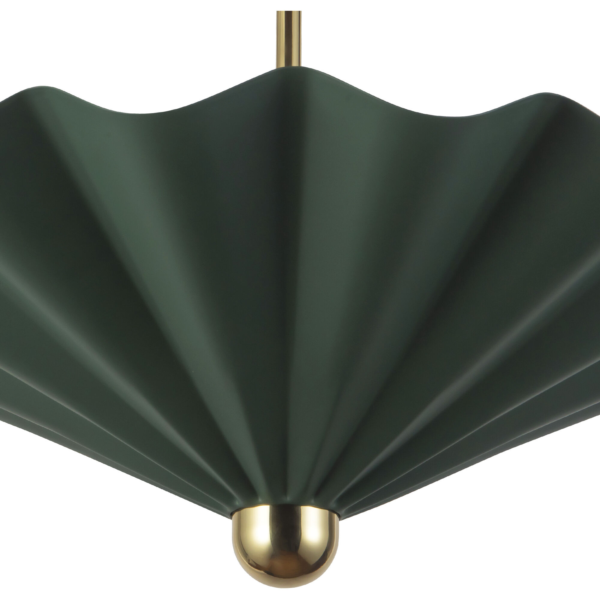 Furrow 25 inch Pine Green Pendant Ceiling Light