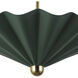 Furrow 25 inch Pine Green Pendant Ceiling Light