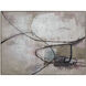 Kinetic Taupe with Aged White and Aged Wood Framed Wall Art, Abstract