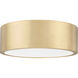 Coronado LED 12.25 inch Modern Gold Flush Mount Ceiling Light