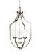 Hanford 3 Light 18.13 inch Brushed Nickel Foyer Pendant Ceiling Light