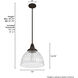 Cypress Grove 1 Light 13 inch Onyx Bengal Pendant Ceiling Light