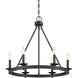 Middleton 6 Light 25 inch Matte Black Chandelier Ceiling Light, Essentials